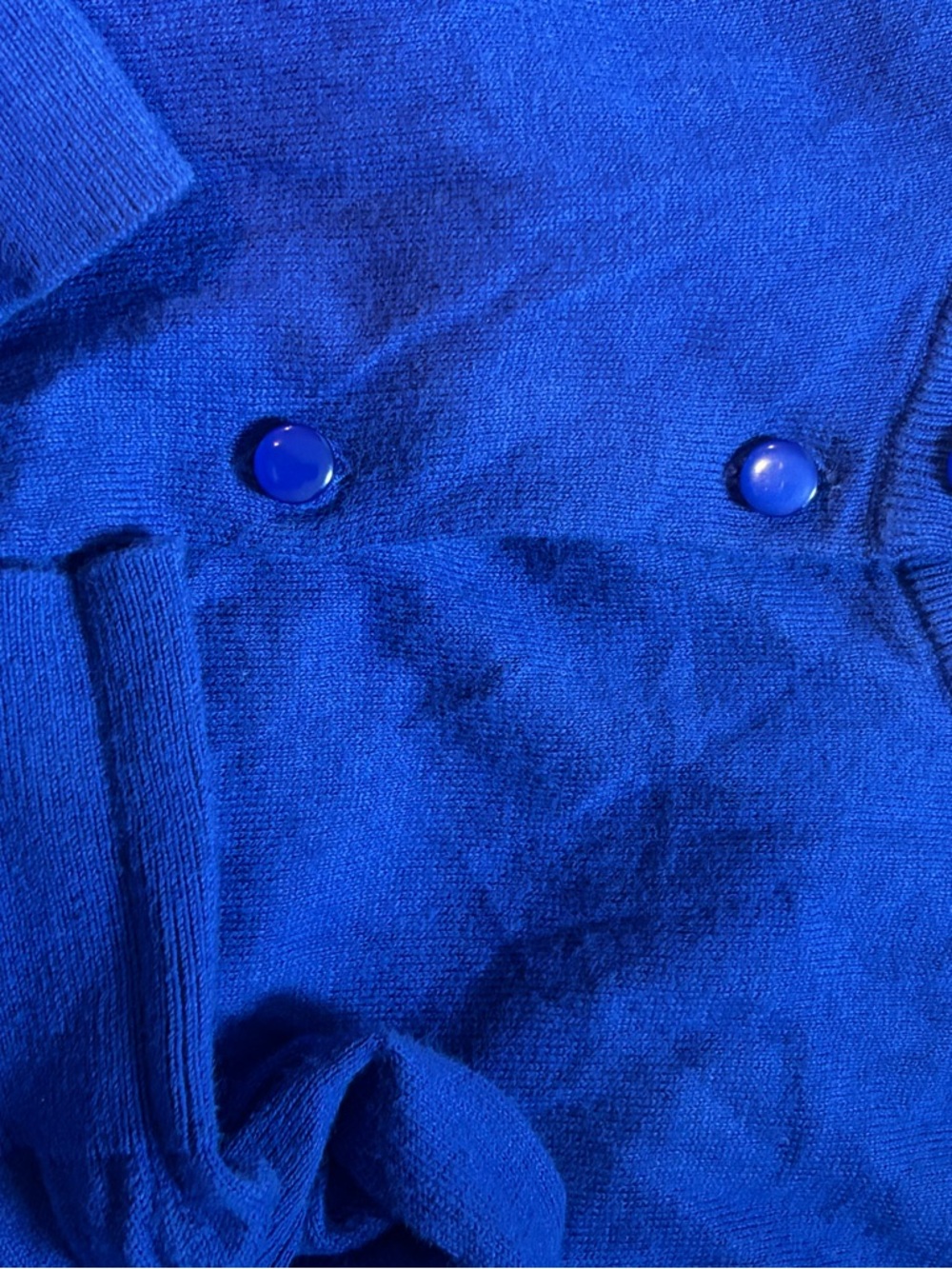 J CrewClassic Royal Blue Button-Front Cardigan - Picture 10 of 10